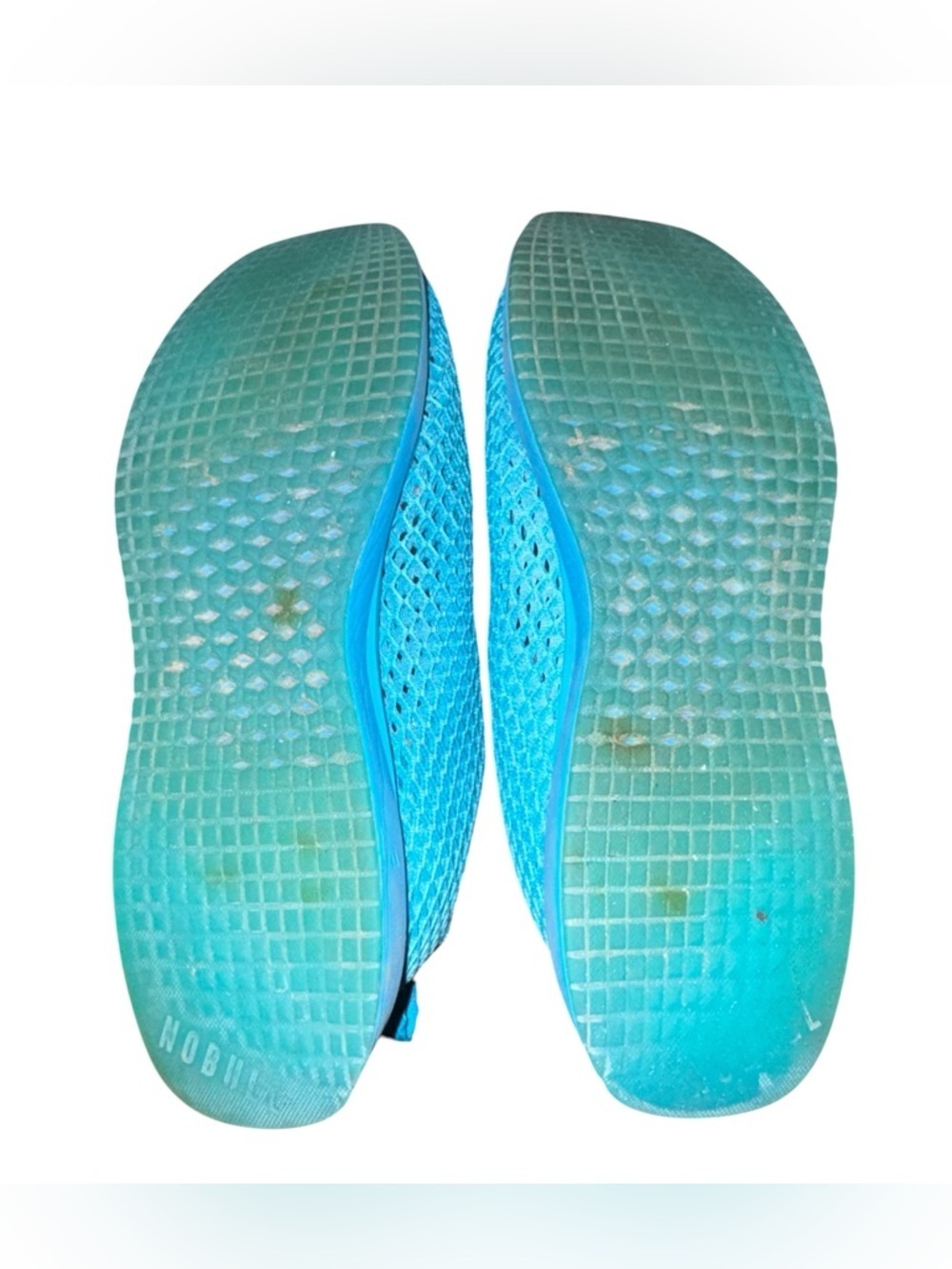 NOBULL Diamond Mesh Runner Running Training Sneakers Neon Blue W9/M7.5 - Picture 15 of 16